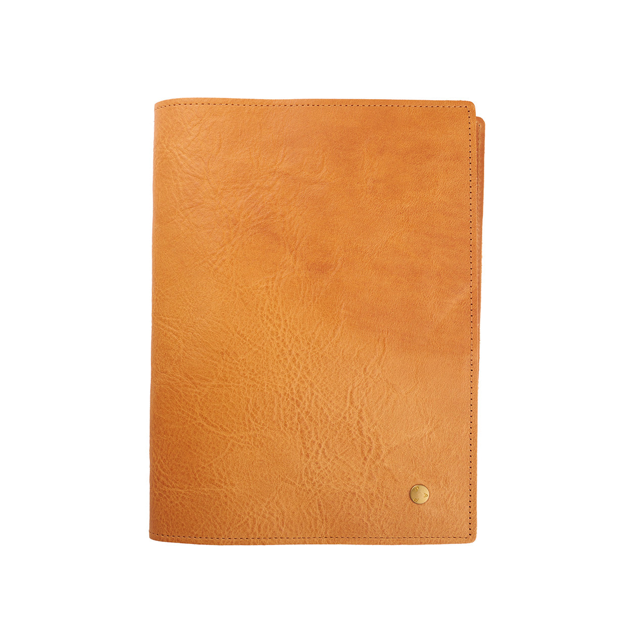 PAP Albin Italian Leather Notebook Cover A5 - Cognac - Made in Sweden