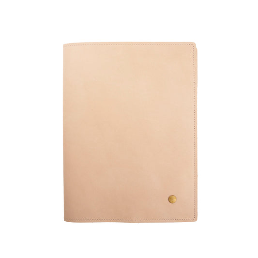 PAP Albin Swedish Elmo Leather Notebook Cover A5 - Wheat