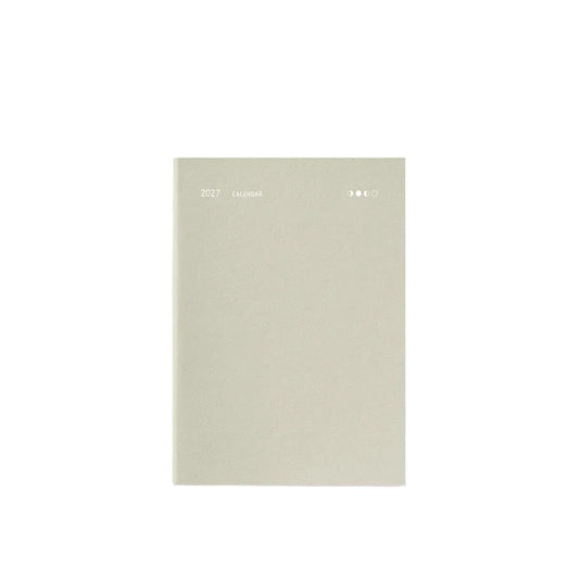 Everyday 2026 Daily Calendar - Cotton - Fountain Pen Friendly Planner - Made in Poland
