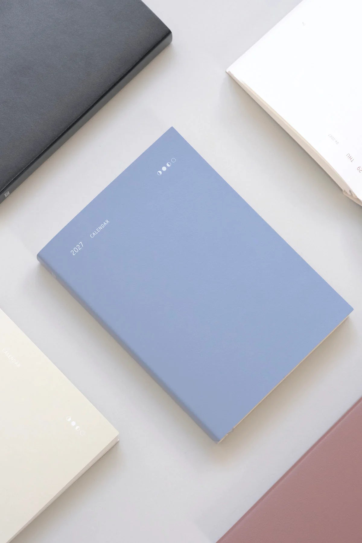 Everyday 2026 Daily Calendars - Dove Blue - Fountain Pen Friendly Planner - Made in Poland
