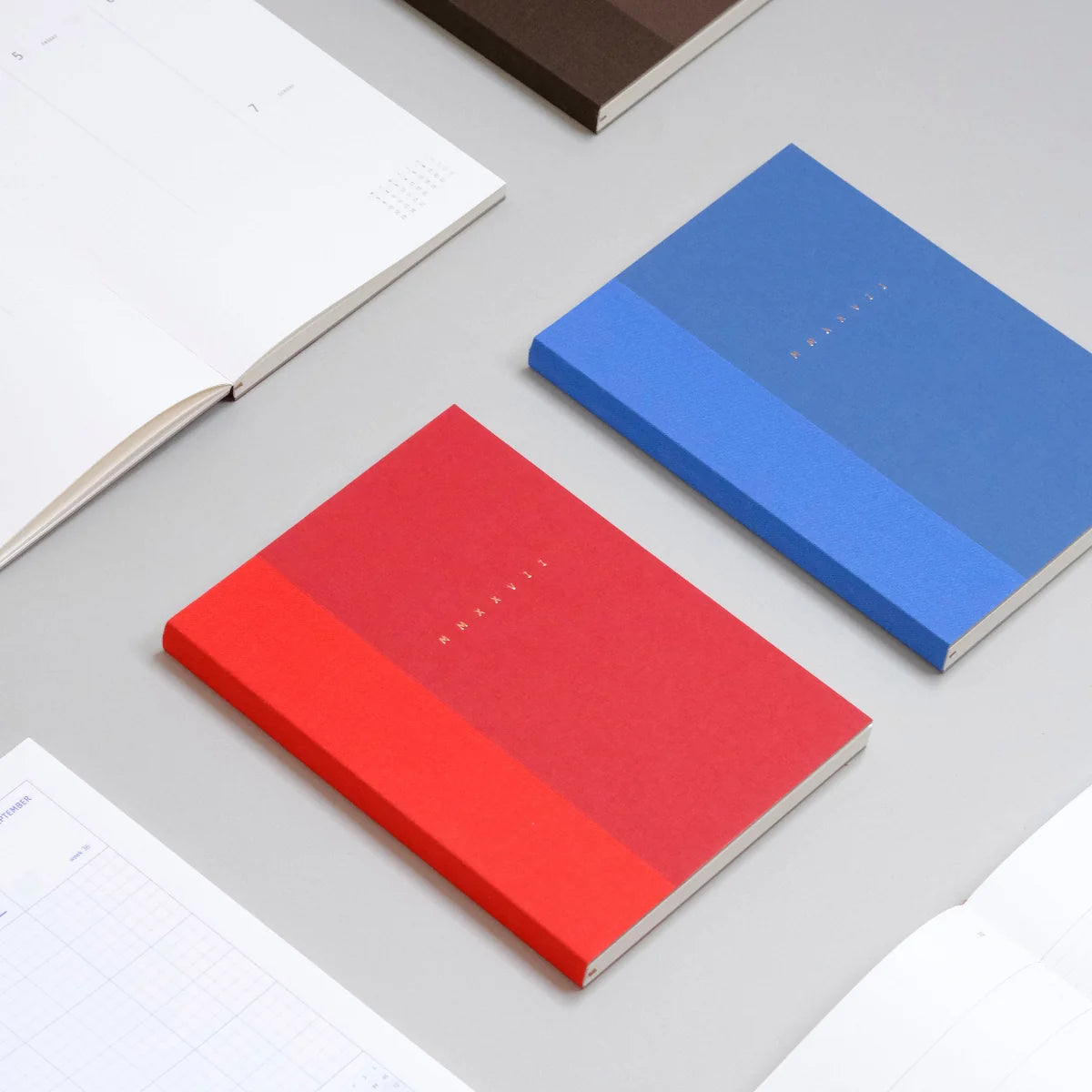 Klasyk 2027 Calendar - Fountain Pen Friendly Calendar - Tomato - Lifestyle 2