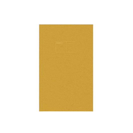 Copper Undated Calendar Light Softcover - Fountain Pen Friendly Planner - Tumeric