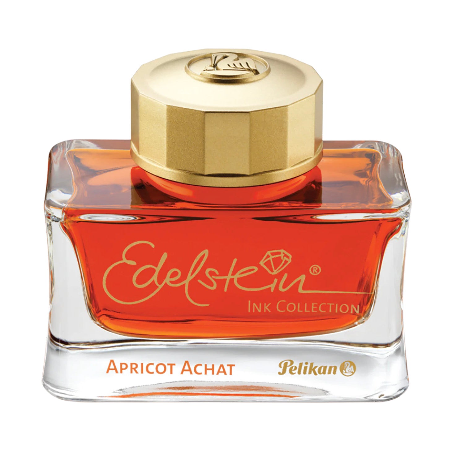 Pelikan Edelstein Fountain Pen Ink - 50 ml Bottle - Aprcot Achat - 2025 Special Edition - Made in Germany