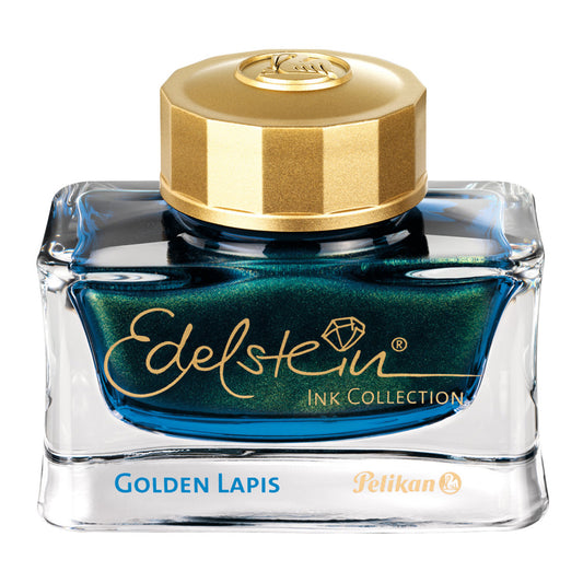 Pelikan Edelstein Fountain Pen Ink - 50 ml Bottle - Golden Lapis - 2024 Special Edition