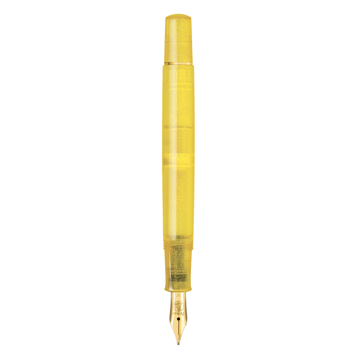 Pelikan Classic M200 Fountain Pen - Pyrite - Special Edition  - Made In Germany uncapped