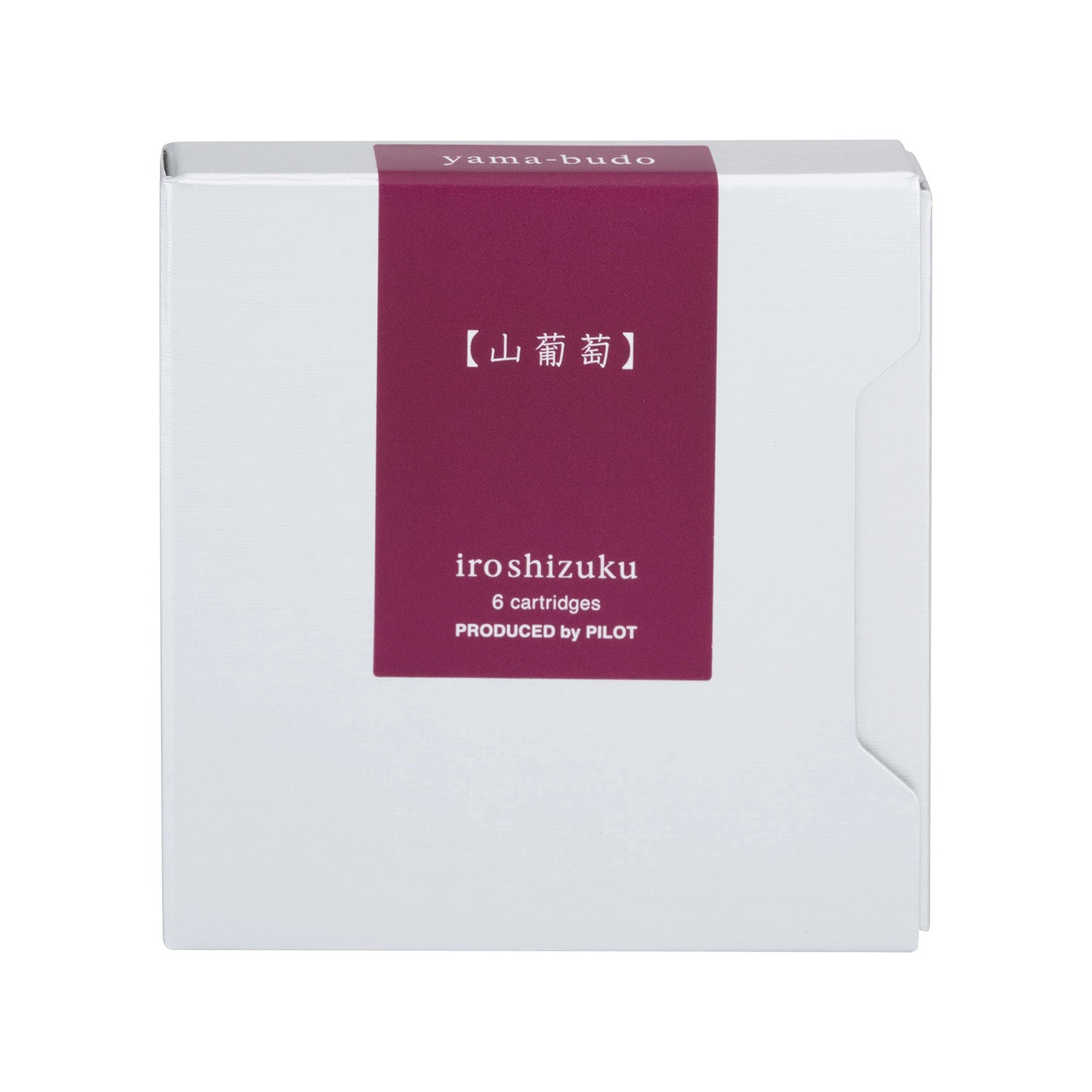 Pilot Iroshizuku Fountain Pen Ink Cartridges - Yama-budo (Crimson Glory Vine) box