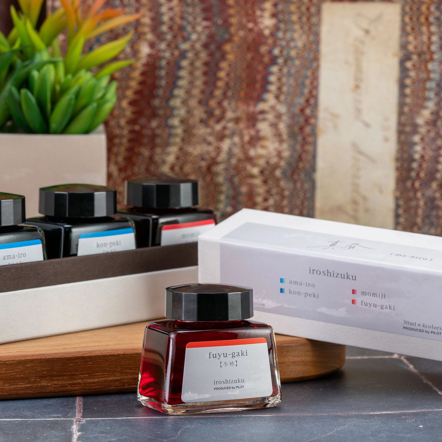 Pilot Iroshizuku Ink - Ma-Hiru Gift Set - 30 ml Bottles - Limited Edition fountain pen ink lifestyle