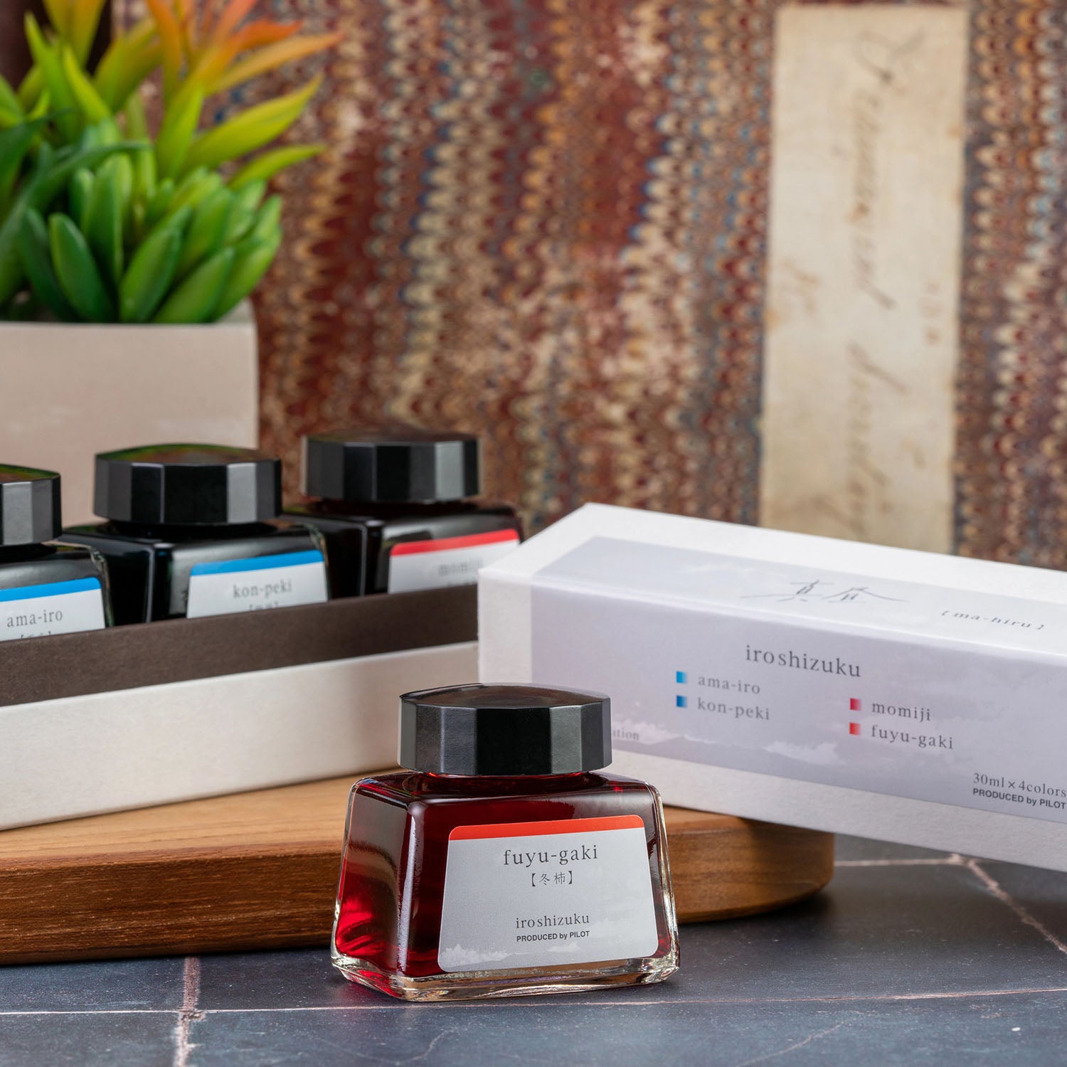 Pilot Iroshizuku Ink - Ma-Hiru Gift Set - 30 ml Bottles - Limited Edition fountain pen ink lifestyle