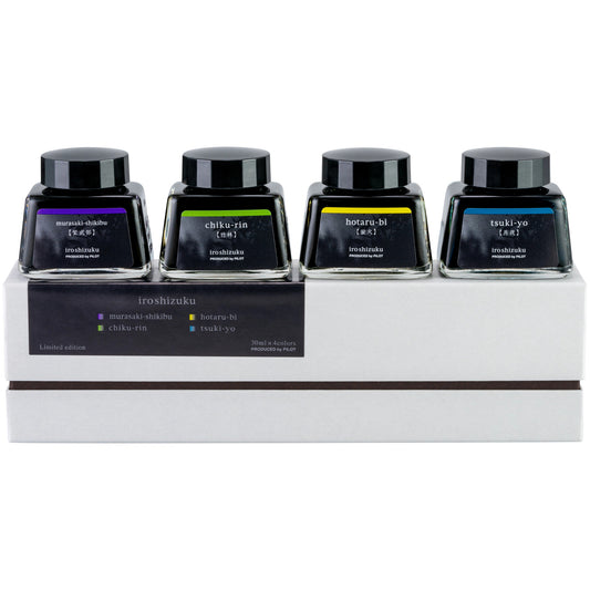 Pilot Iroshizuku Ink - Ma-Yo Gift Set - 30 ml Bottles - Limited Edition Fountain Pen Ink Bottles on box