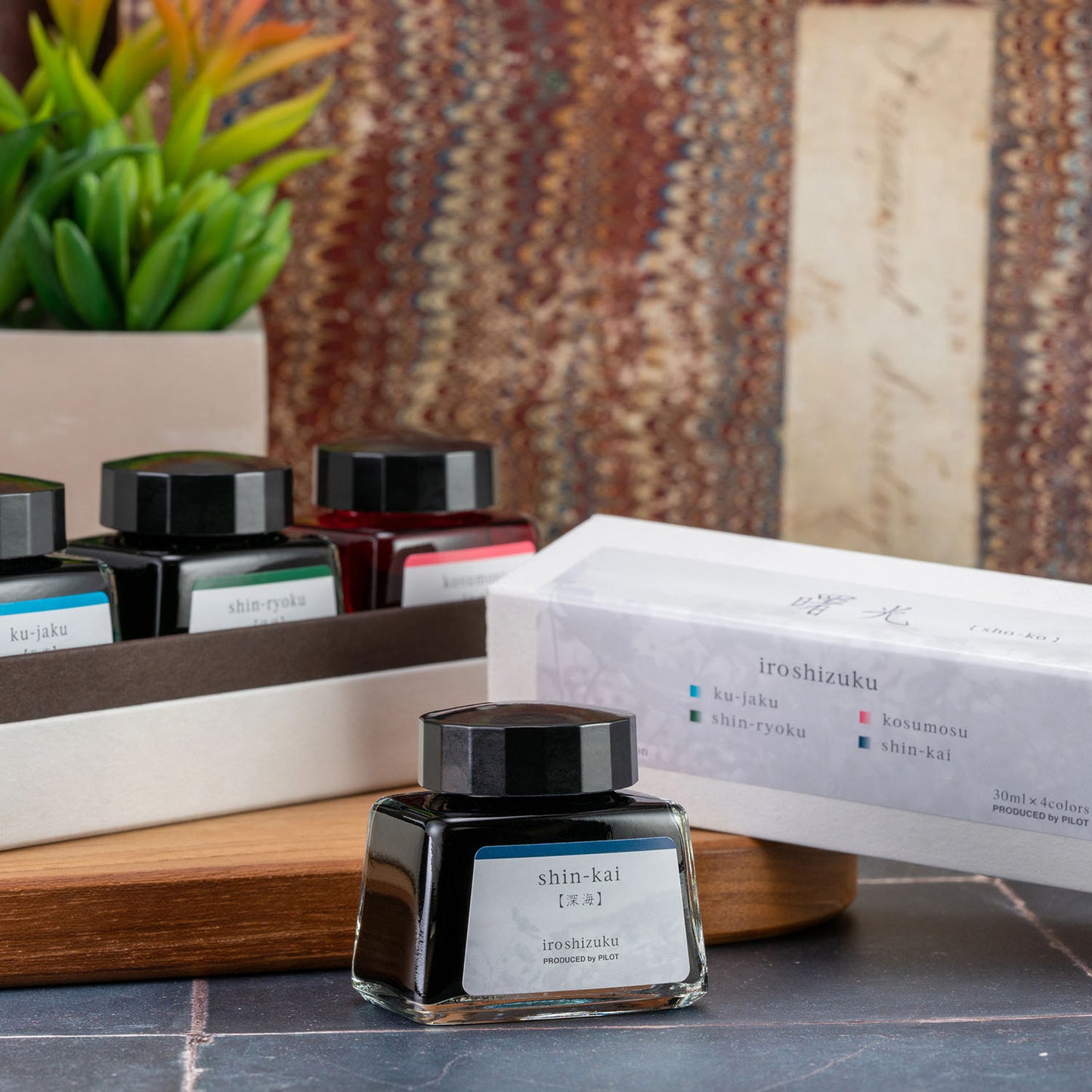 Pilot Iroshizuku Ink - Sho-ko Gift Set - 30 ml Bottles - Limited Edition Fountain Pen Ink Bottles lifestyle