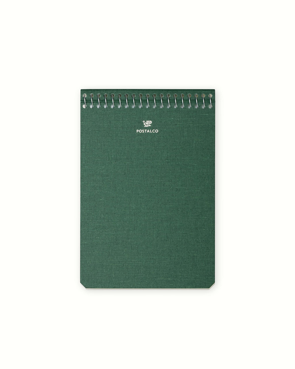 Postalco Notebook A6 - Dark Green - Fountain Pen Friendly - Made in Japan uncovered