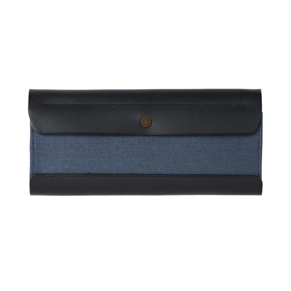 Postalco Tool Box Leather Pen Case - Navy Blue - Made in Japan