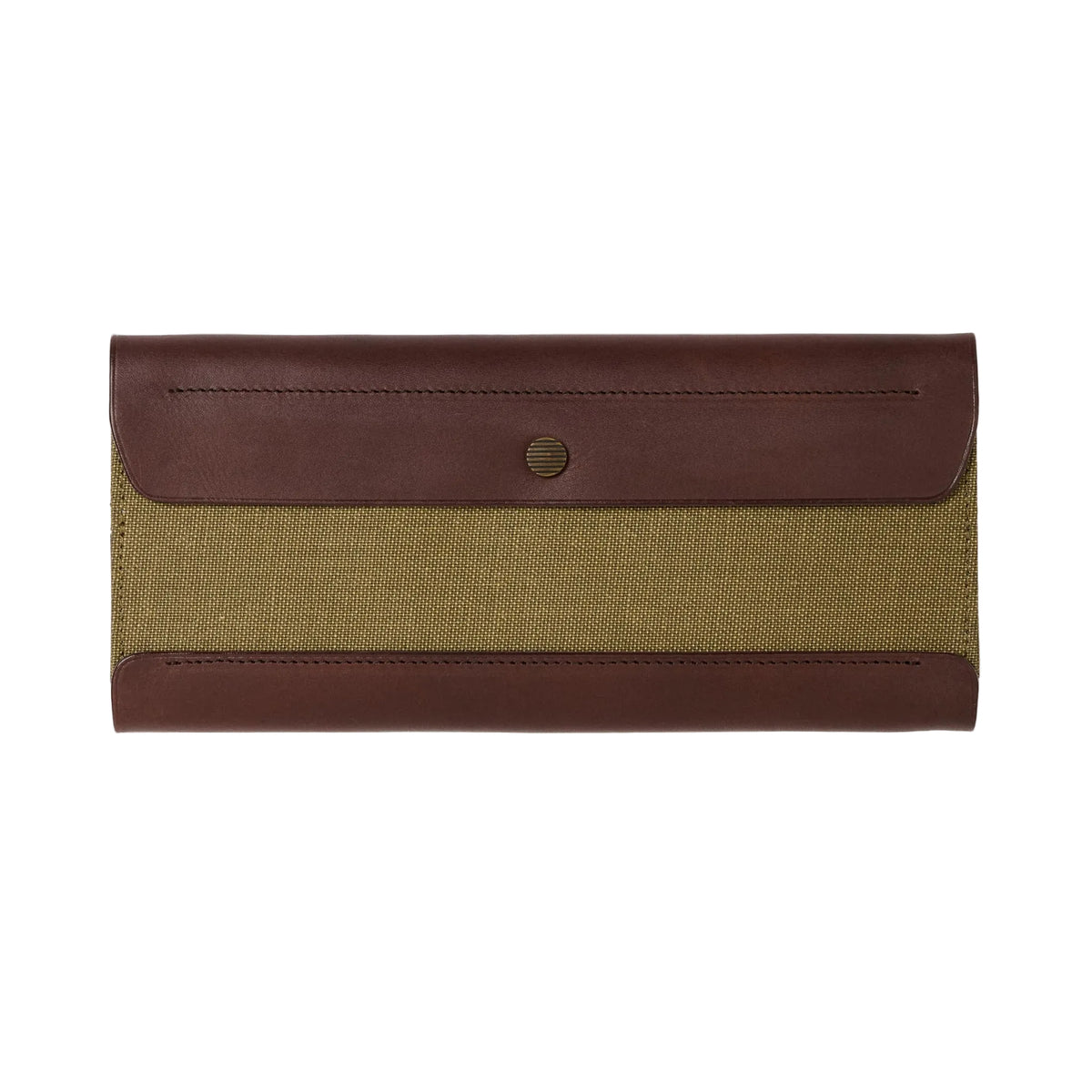 Postalco Tool Box Leather Pen Case - Olive Green - Made in Japan