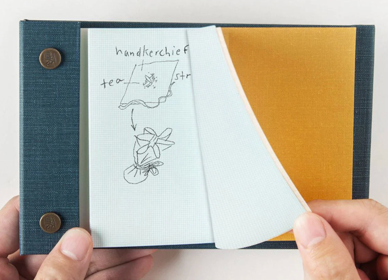 Postalco Snap Pad Memo Pad - A6 - Fountain Pen Friendly Paper - Made in Japan demo
