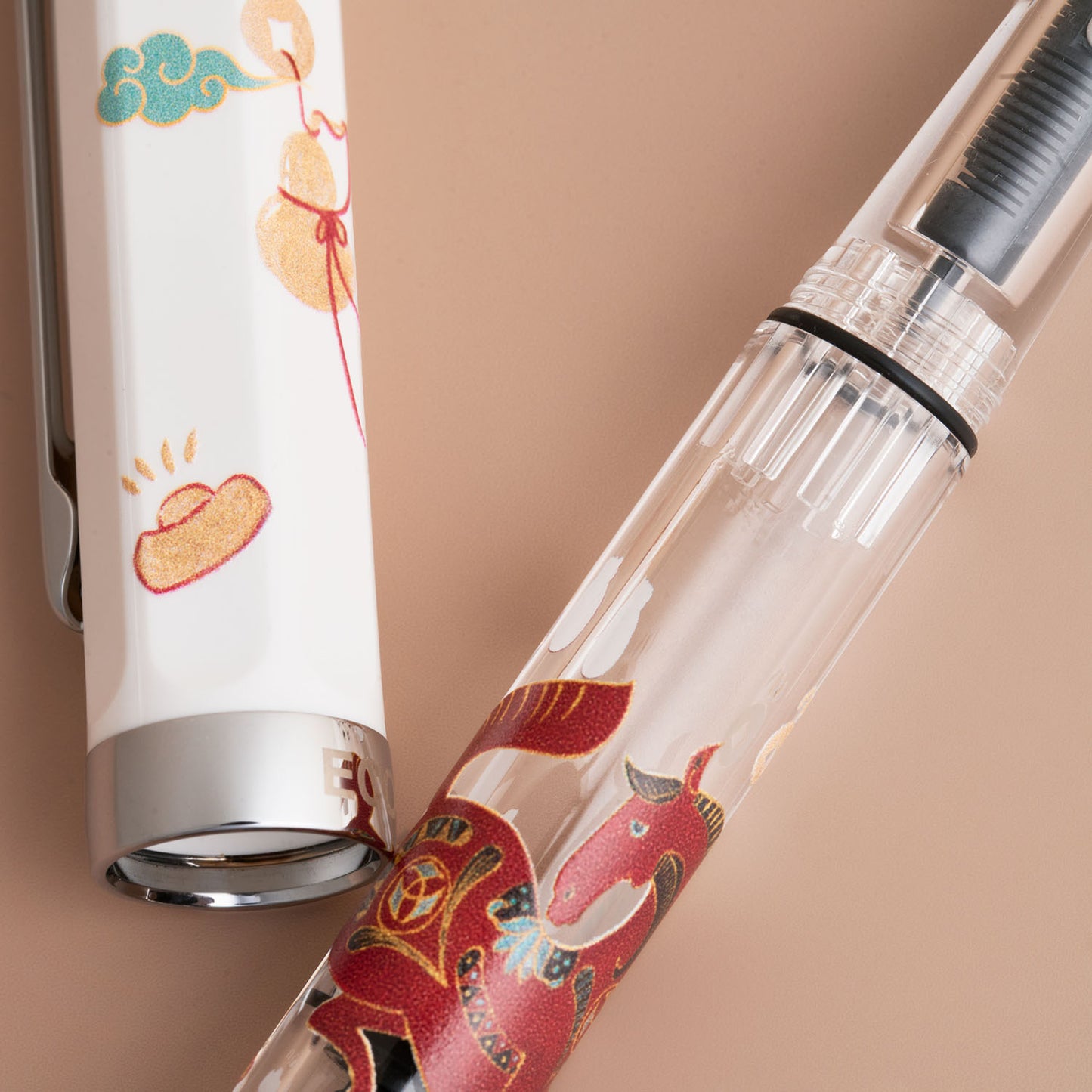 TWSBI Eco Fountain Pen - TWSBI Eco Fountain Pen - Year of The Horse - Piston Filler - Demonstrator - Made in Taiwan Detail 
