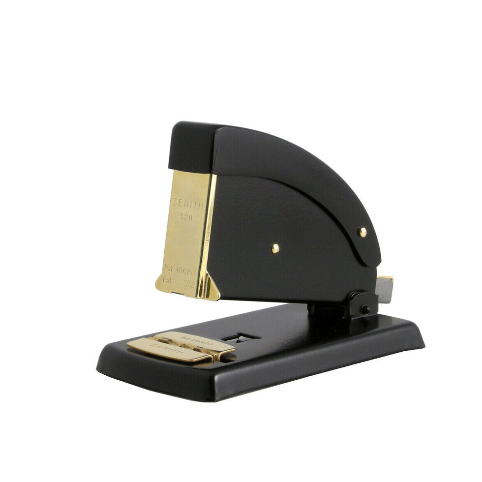 Zenith 520/E Gold Stapler Black made in italy