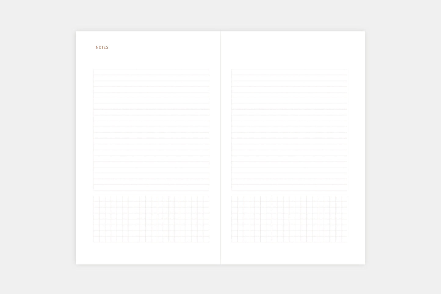 Papierniczeni Copper Calendar 2026 notes