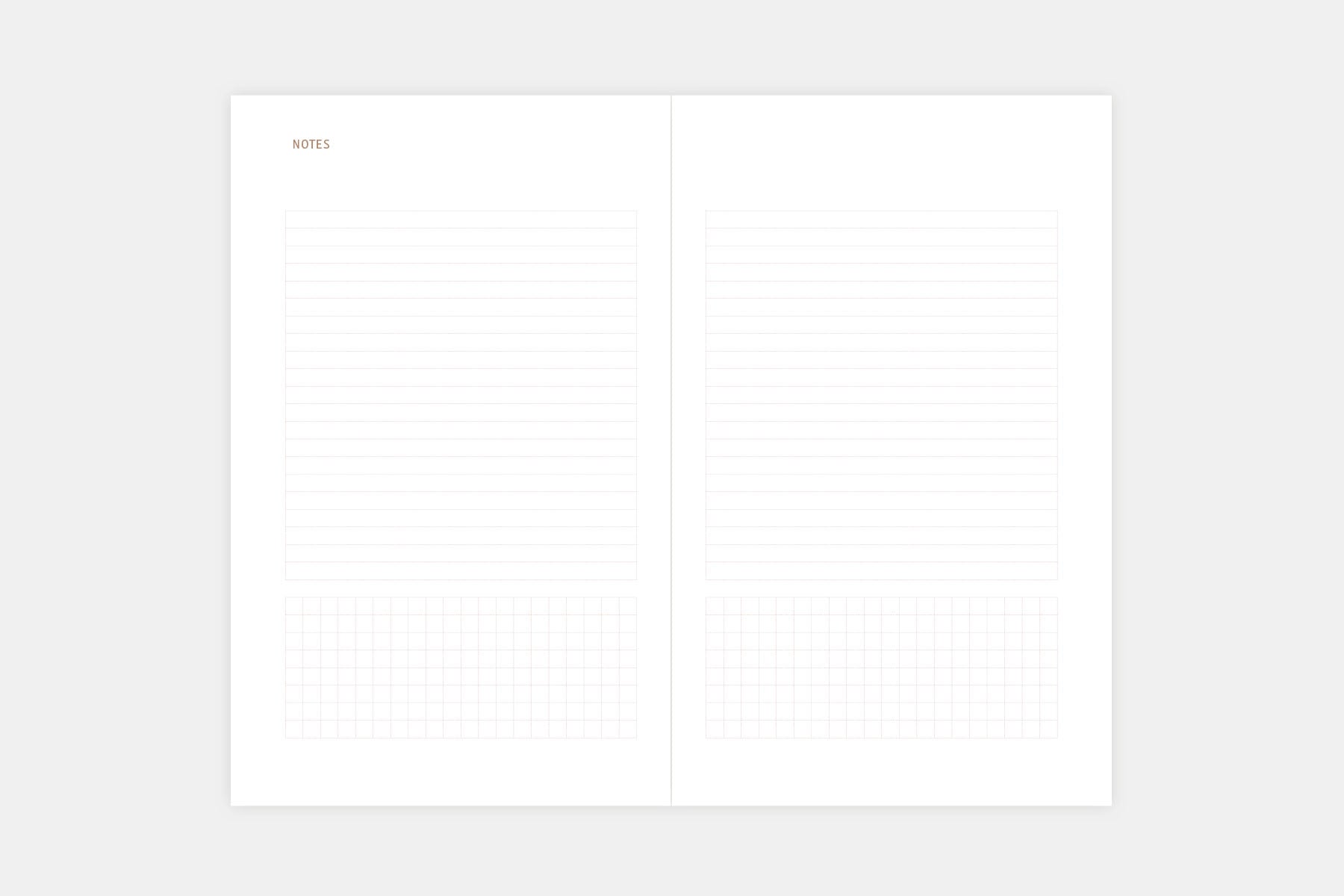 Papierniczeni Copper Calendar 2026 notes