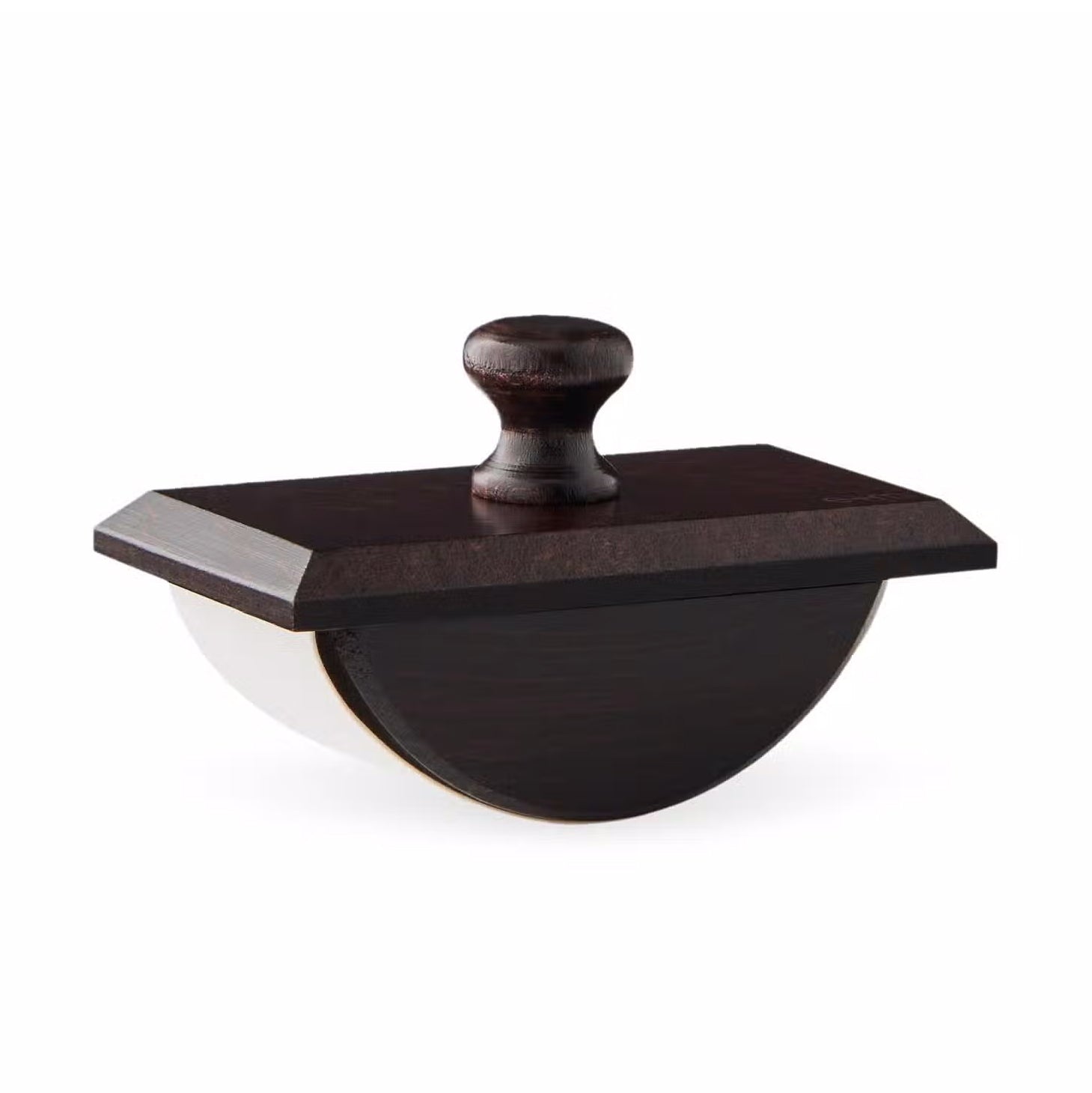 e+m Holzprodukte Quench Mini Ink Eraser Rocking Blotter - Walnut Wood