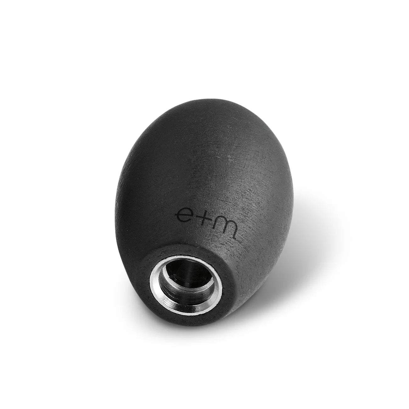 e+m Holzprodukte Think Big Black Beech Wood Pencil Sharpener