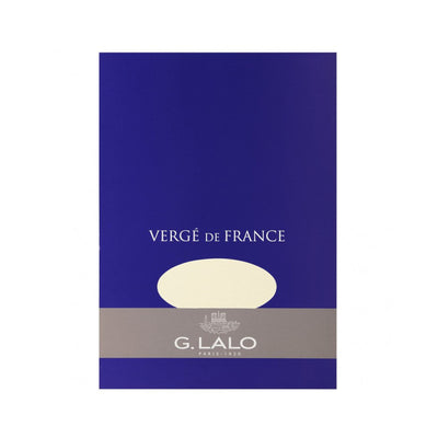 G. Lalo Vérge De France Writing Pad - A5 Ivory Cream Fountain Pen Friendly