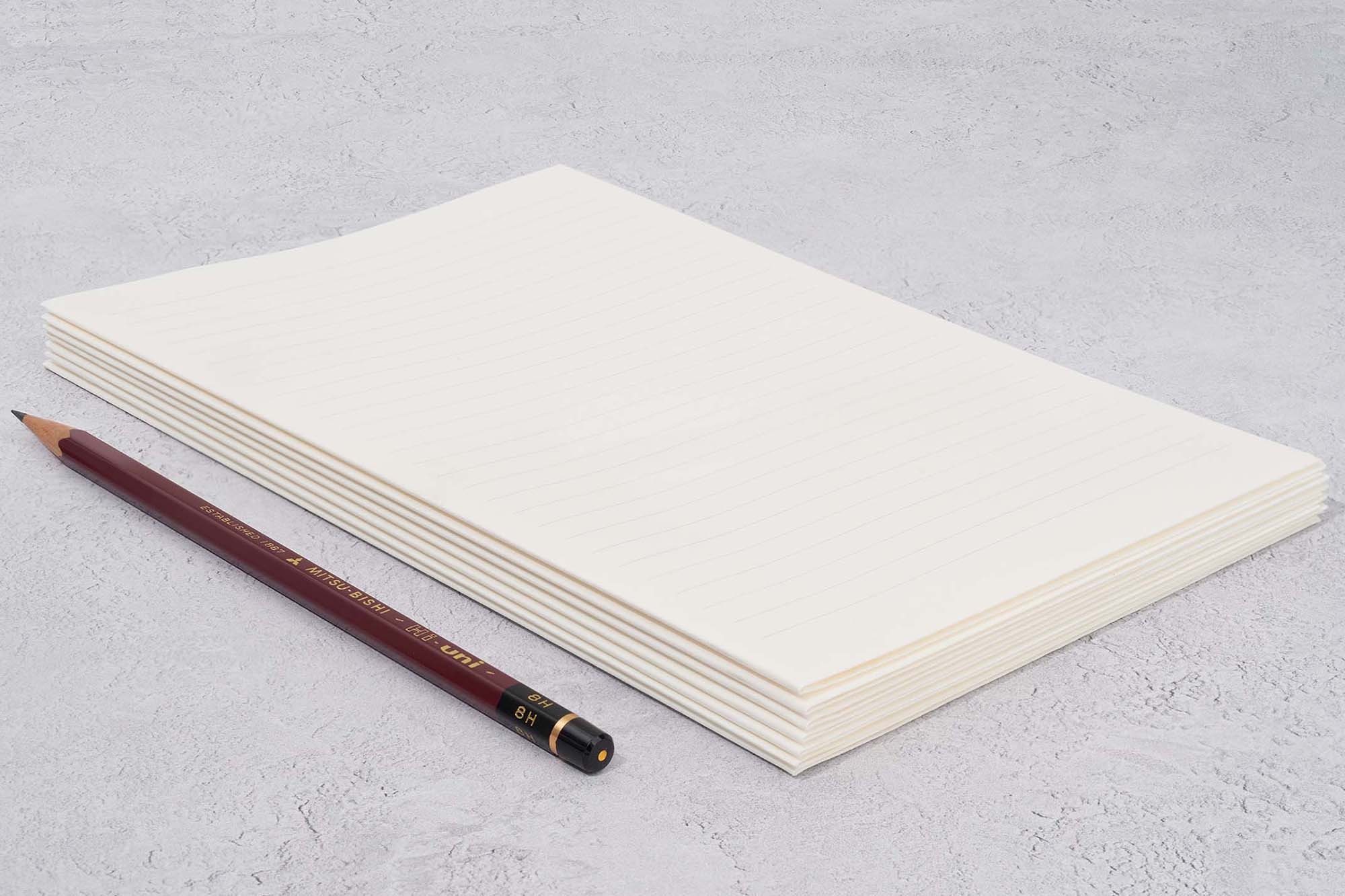 Mitsubishi Bank Paper, bank paper, stack of bank paper, fountain pen friendly paper, paper for fountain pens, Japanese paper