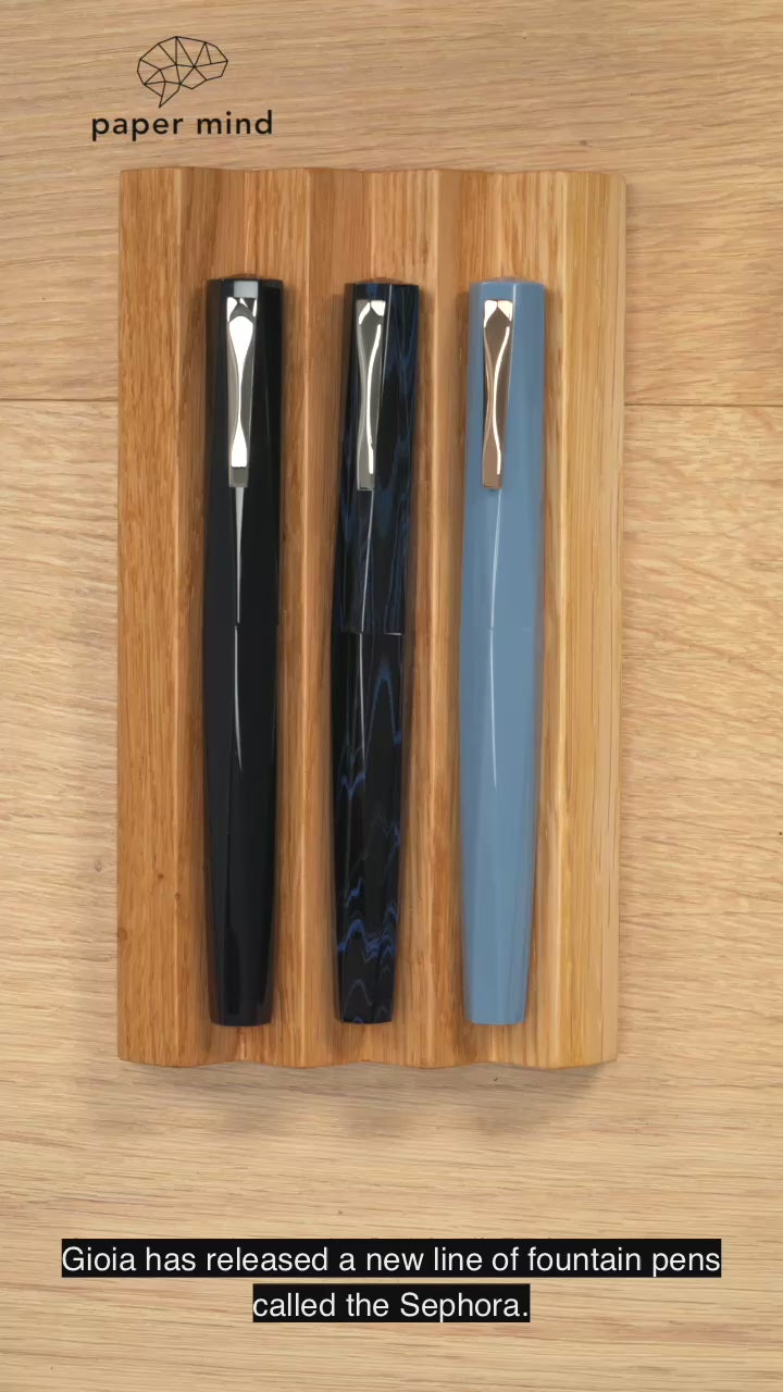 Gioia Sephora Fountain Pens and Writing Sample