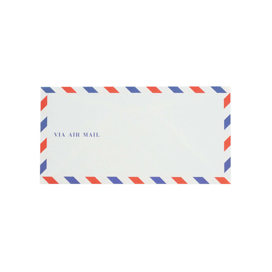 Life Airmail envelopes "via air mail" E26. Red white and blue envelopes  Edit alt text