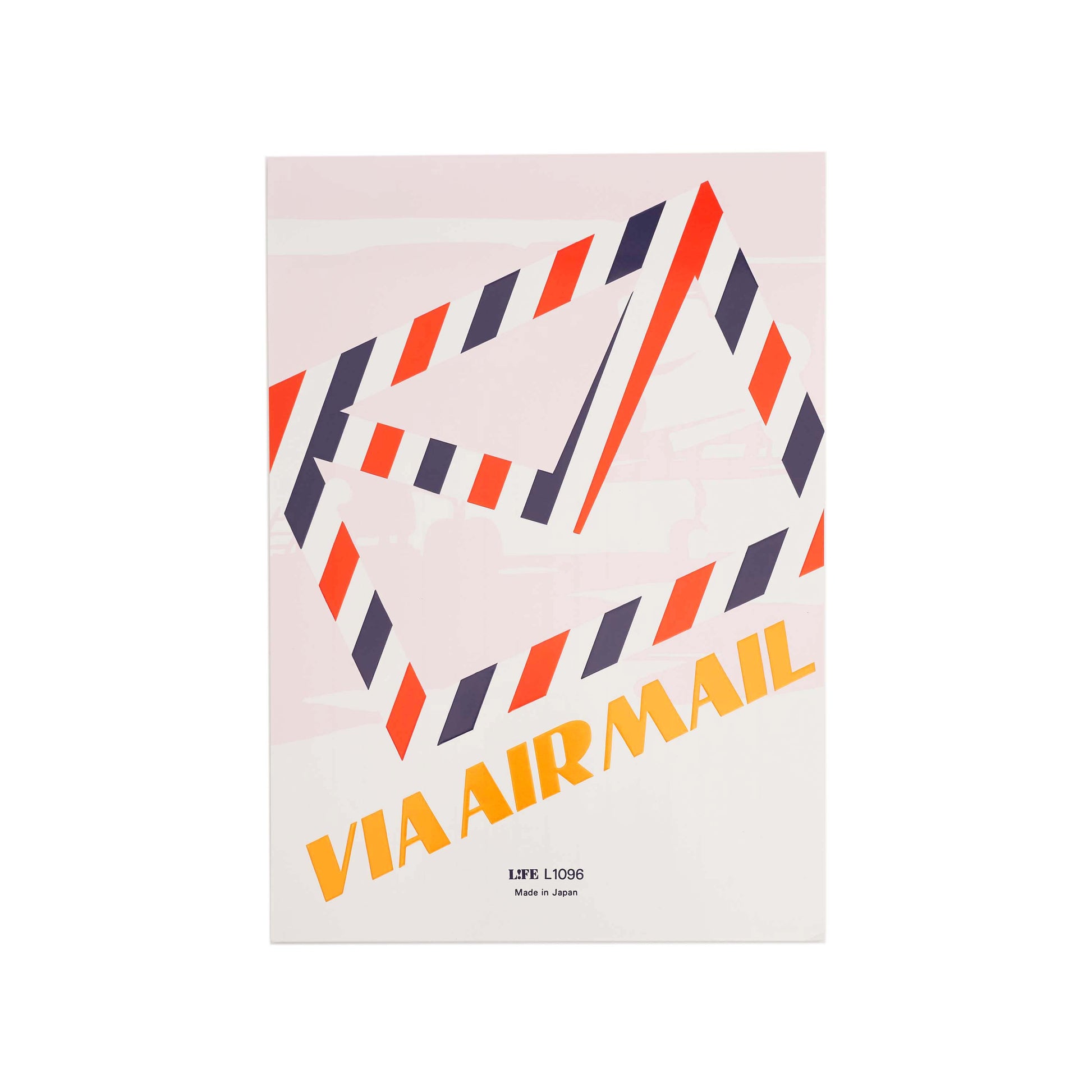 Life airmail pad L1096 on a white background, onion skin paper, tracing paper made in japan
