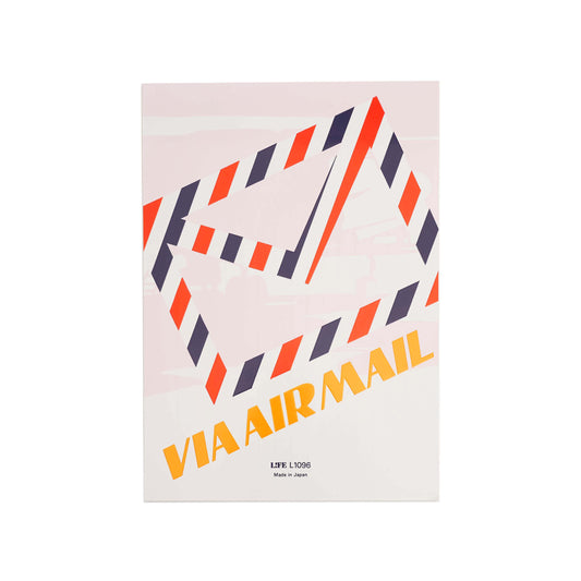 Life airmail pad L1096 on a white background, onion skin paper, tracing paper made in japan