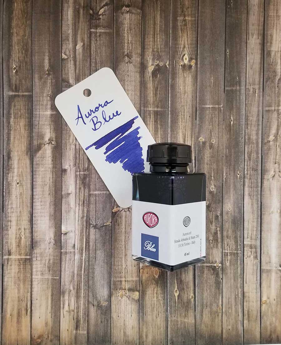Aurora Fountain Pen Ink - 45 ml Bottle - Blue
