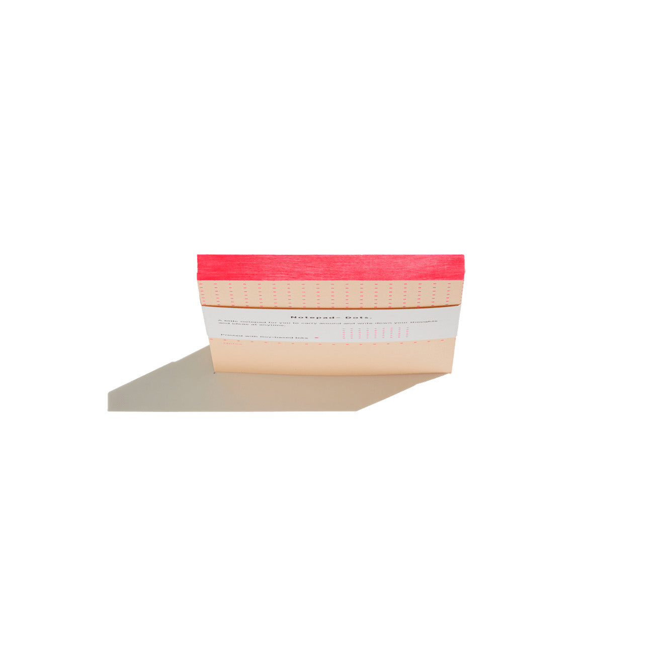 Before Breakfast Dots Mini Notepad Front Made in London Fountain Pen friendly notepad top
