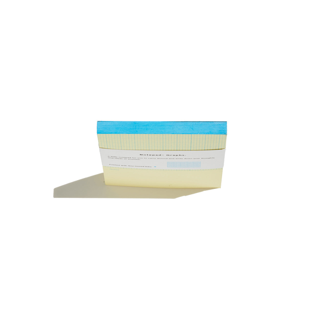 Before Breakfast Graphs Mini Notepad Front Made in London Fountain Pen friendly notepads Top