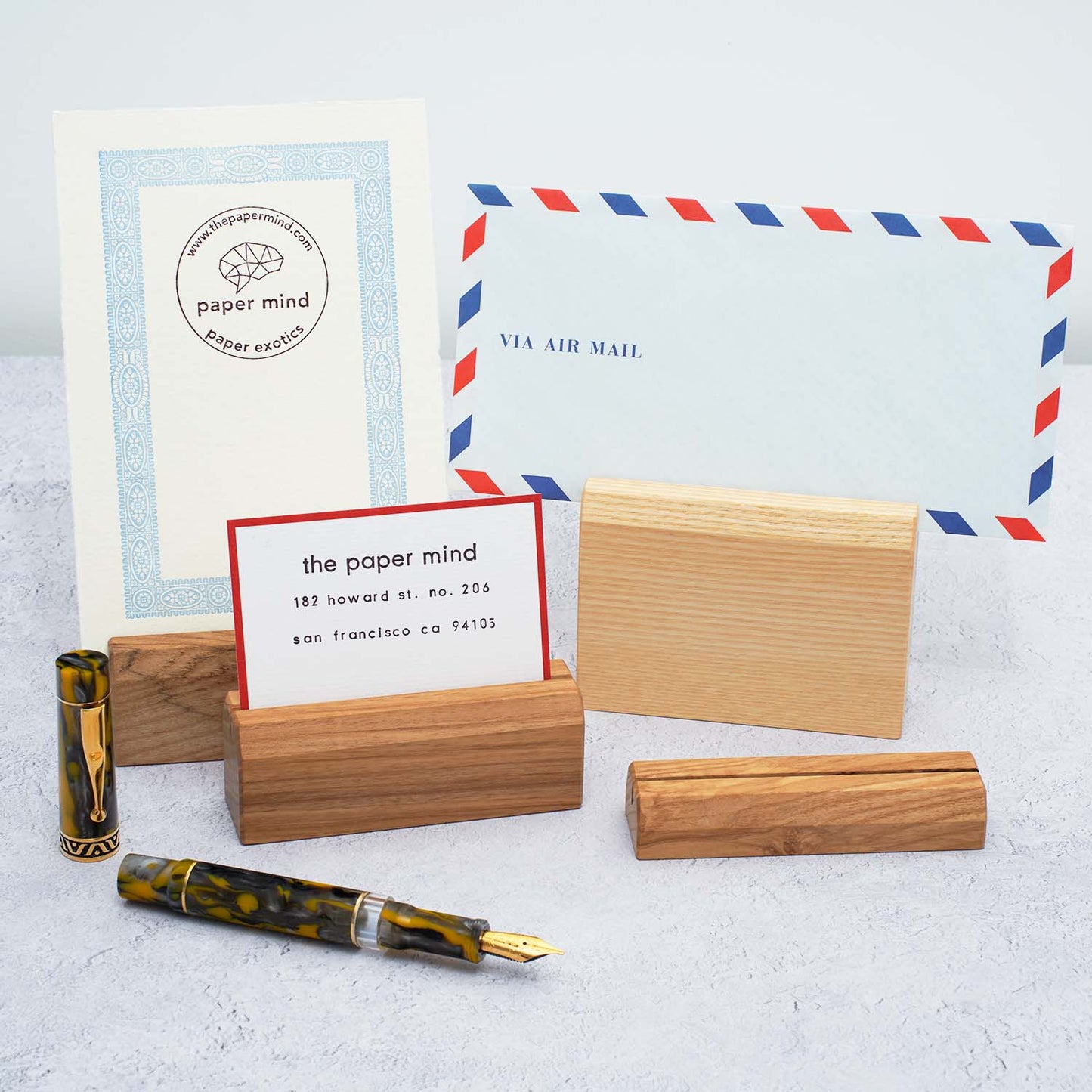 Wood Card Holder