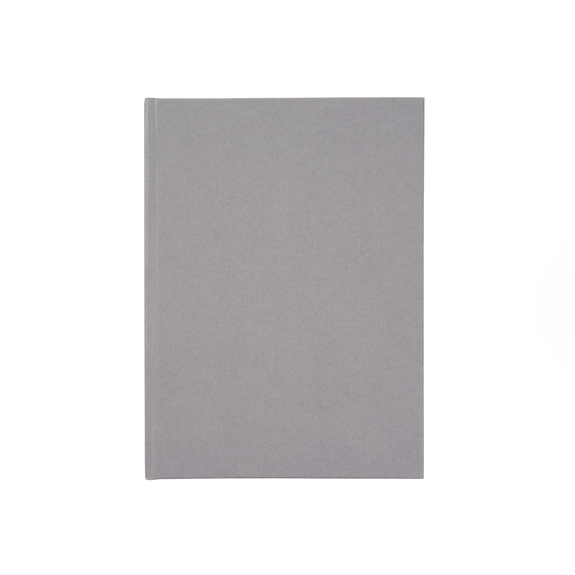 Blocker paper notebook, fountain pen friendly hardcover notebook against a white background