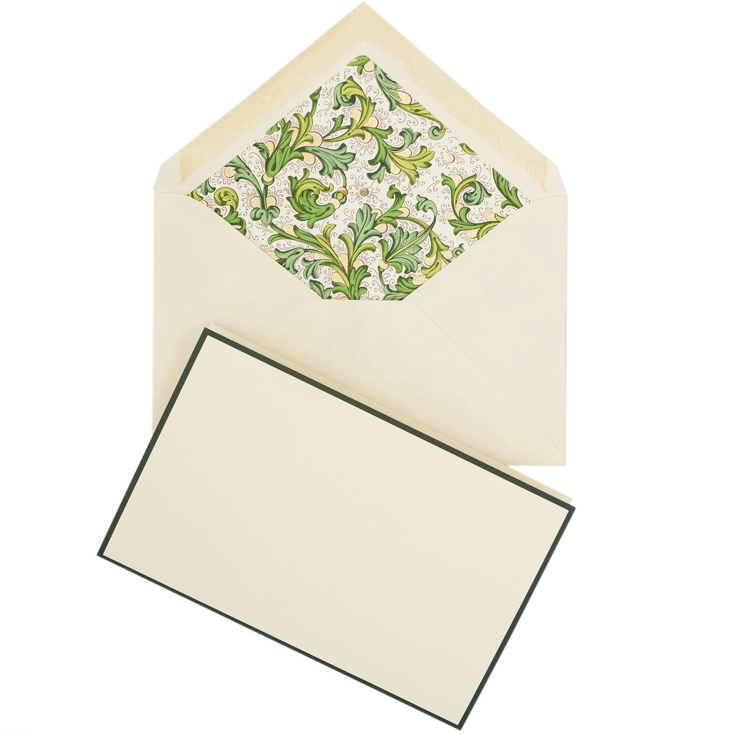 Classica Italiana 100% Cotton Letter Set Florentine Green Fountain Pen Friendly Made in Italy 