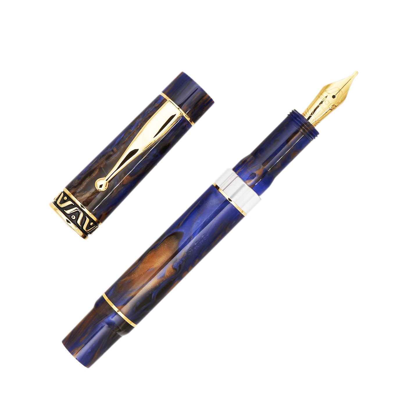 Gioia Bellavista Fountain Pen - Crepuscolo (Ball Clip)