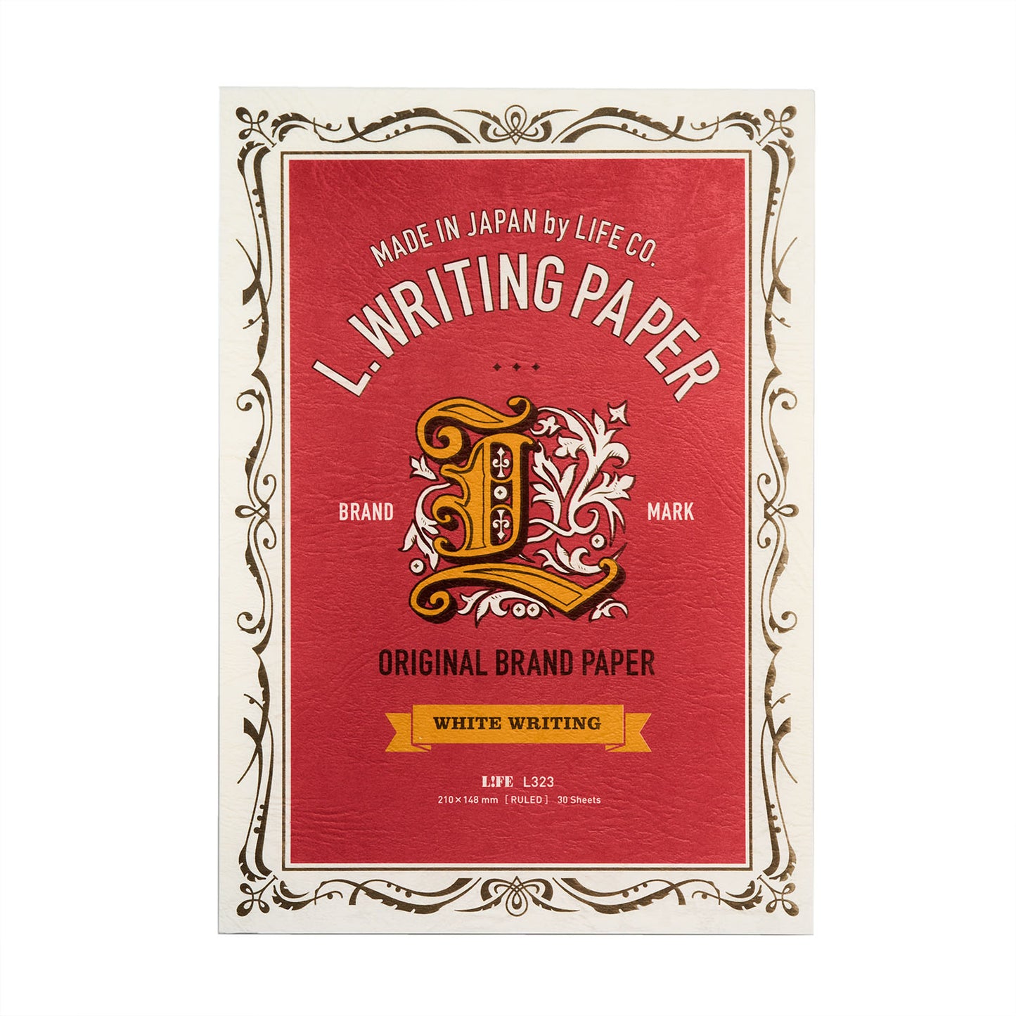 LIFE L. Writing Paper Pad Fountain Pen Friendly writing pad