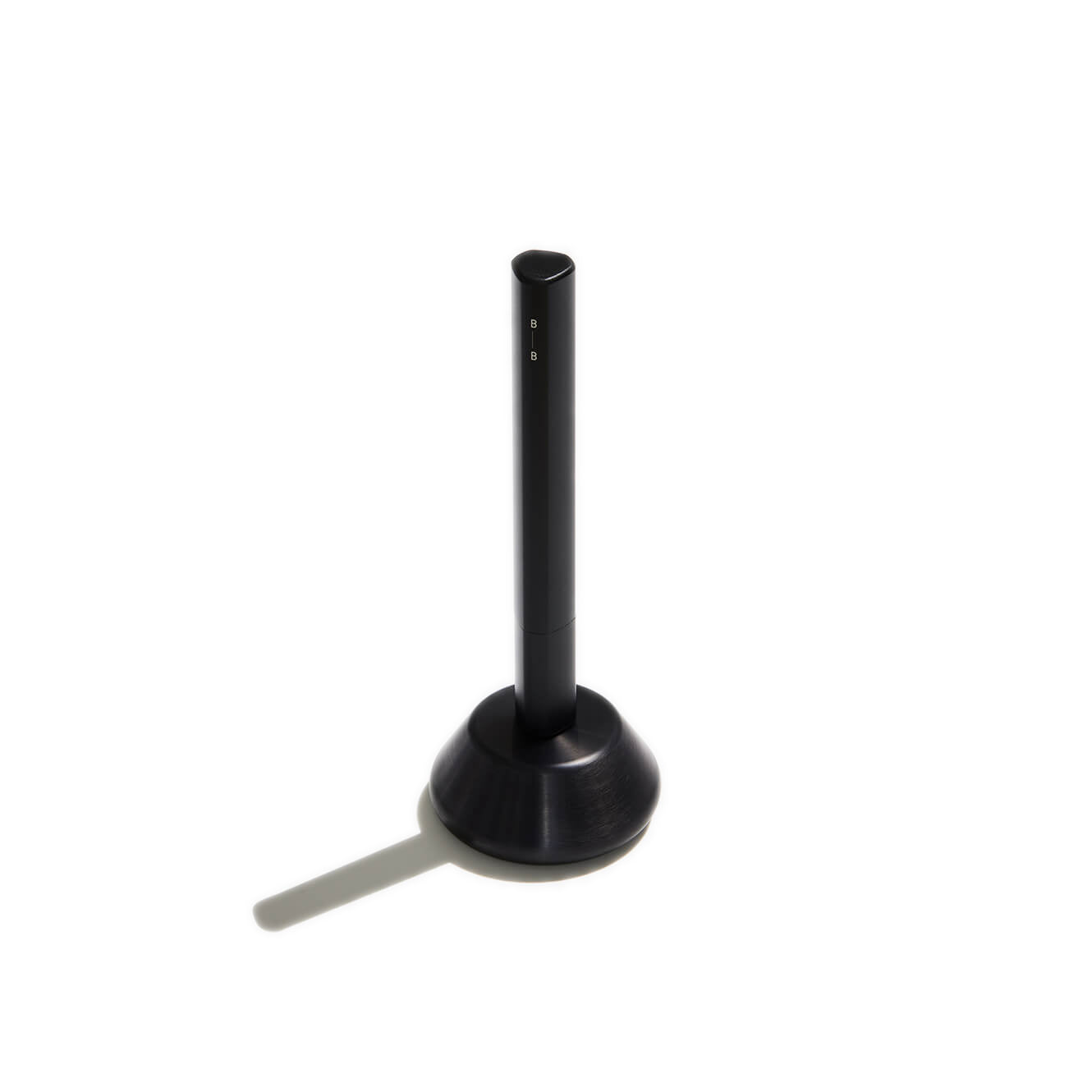 Onigiri Pen for the Desk With Magnetic Pen Stand Base Made in the UK Desk Pen Black