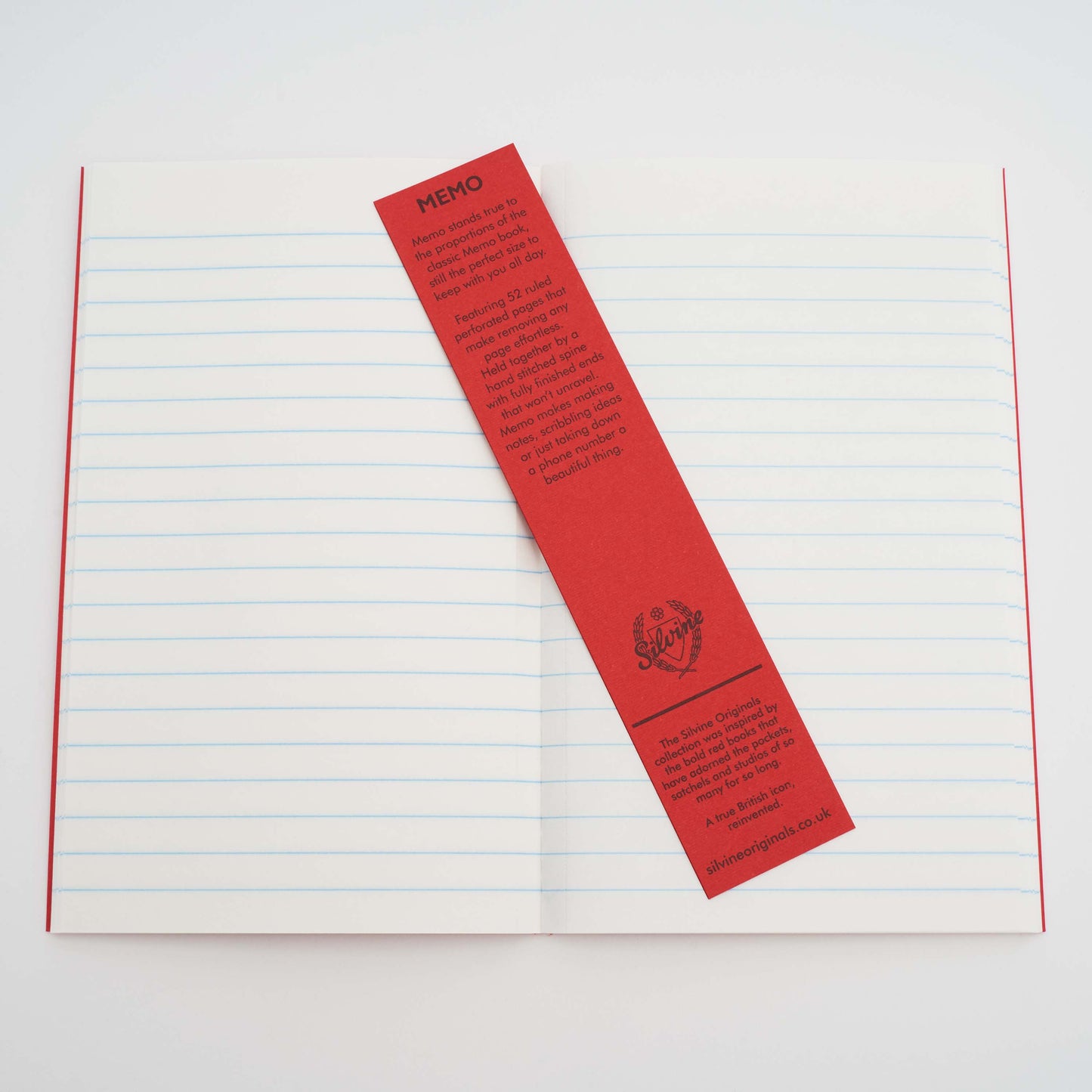 Silvine Originals Red Memo Book