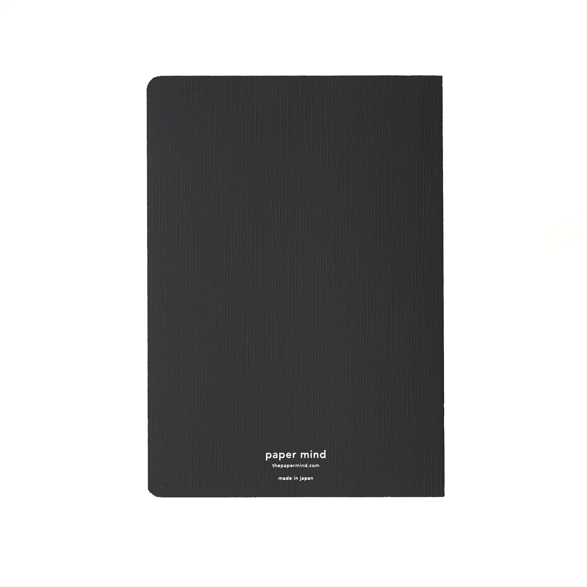 Black Fountain pen friendly Mitsubishi Bank paper notebook back from the paper mind