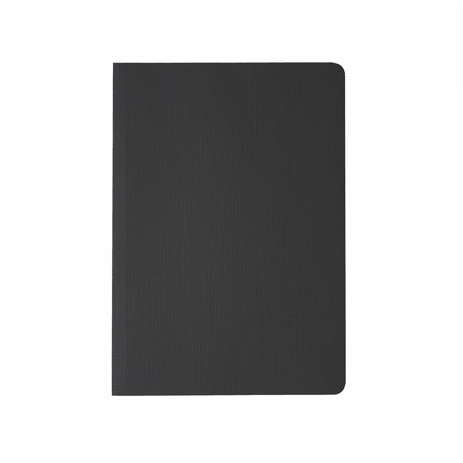 Black Fountain pen friendly Mitsubishi Bank paper notebook front from the paper mind