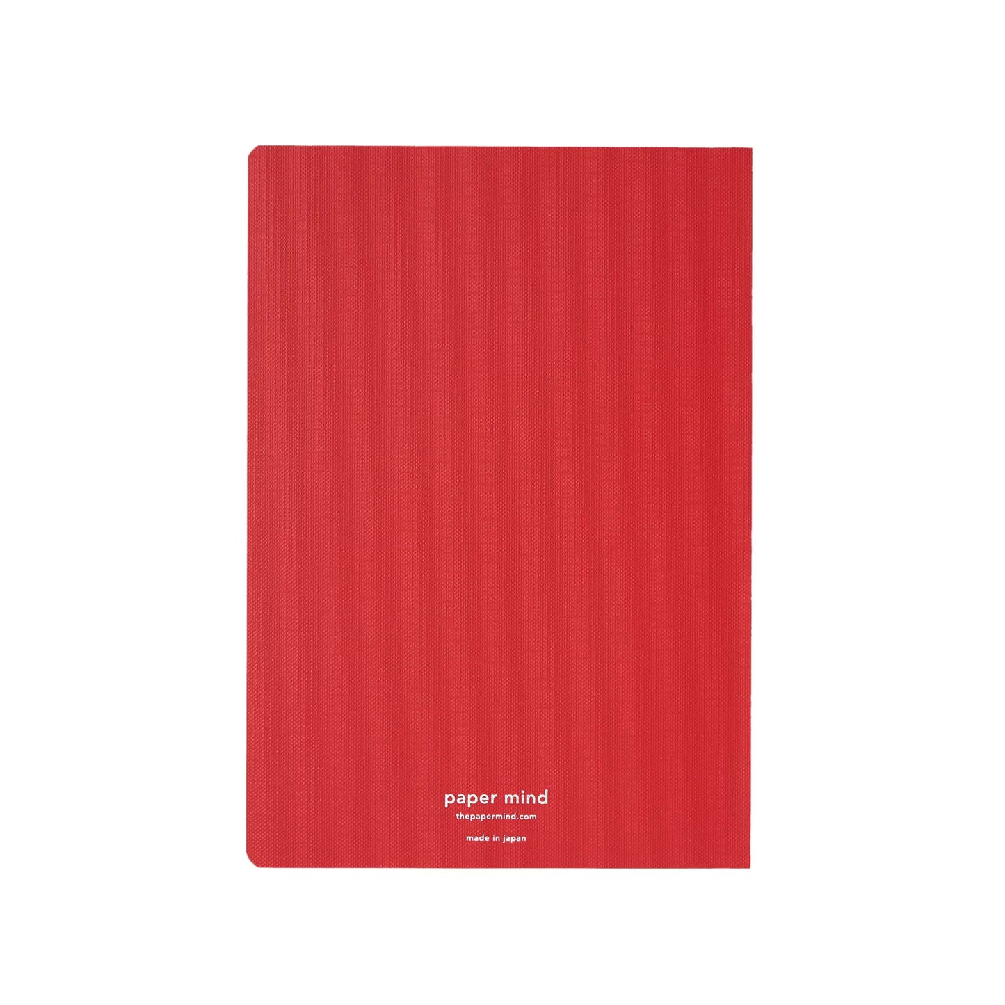 red Fountain pen friendly Mitsubishi Bank paper notebook back from the paper mind
