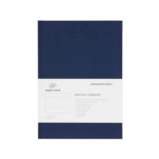 The Paper Mind Passepied Cream Hardcover Notebook A5 Ruled