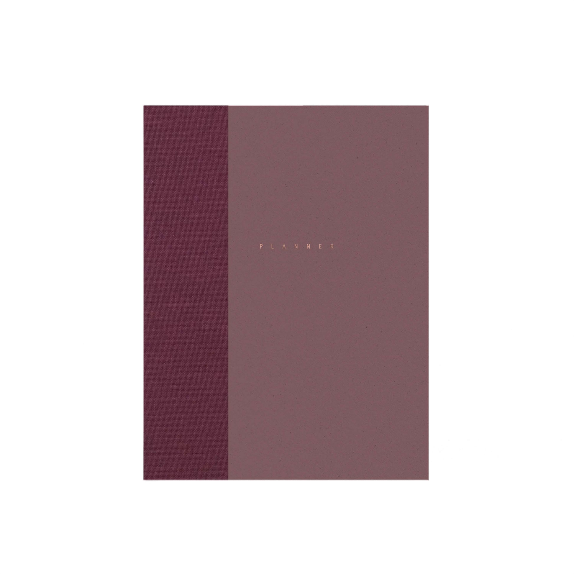 Papierniczeni Klasyk Undated Planner Fountain Pen Friendly Dusty Rose