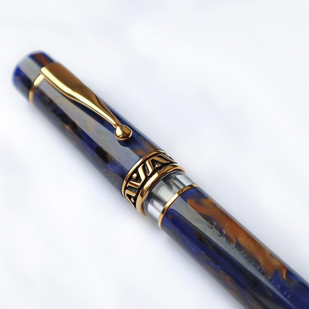 Gioia Bellavista Fountain Pen - Crepuscolo (Ball Clip)