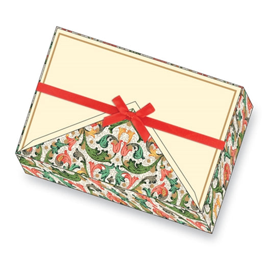 Classica Italiana 100% Cotton Letter Set - 4 x 6" Red Florentine Fountain Pen Friendly